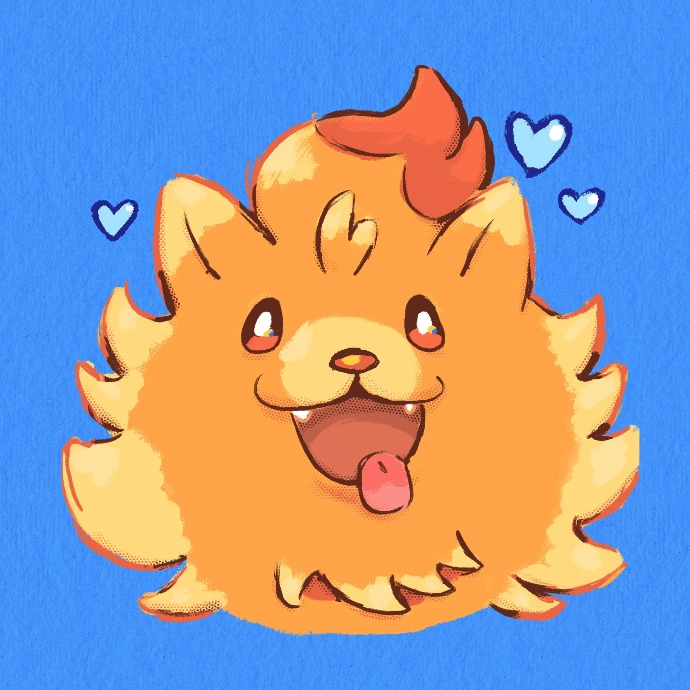 Pombon pokemon starter winds and waves by SpikyNana