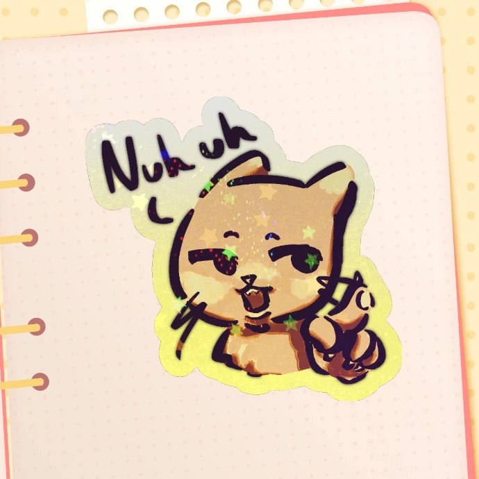 Nuh uh cat meme by SpikyNana